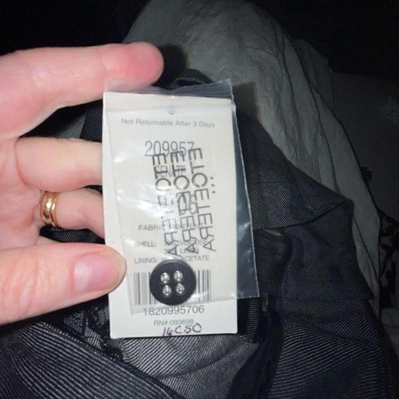 Etcetera black & white woven pants 6 NEW - Picture 6 of 6